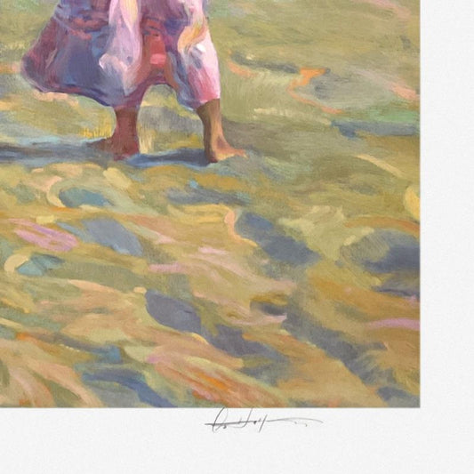 Don Hatfield, "Kite Festival" Limited Edition Printer's Proof Serigraph, Numbered and Hand Signed with Letter of Authenticity.