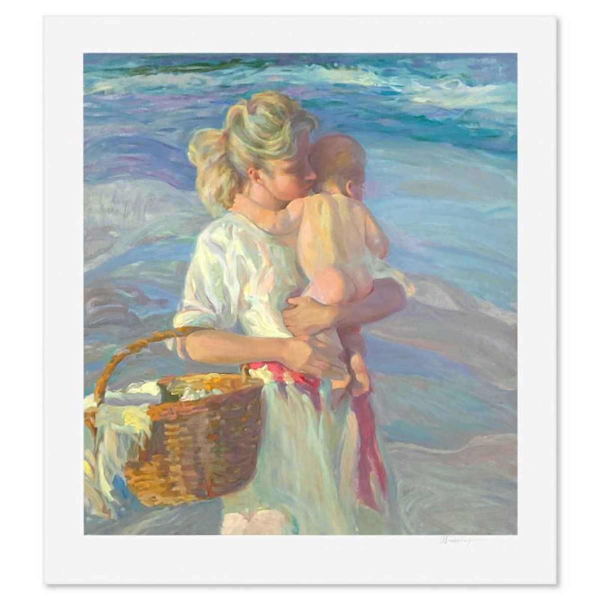 Don Hatfield, "Cherished One" Limited Edition Printer's Proof Serigraph, Numbered and Hand Signed with Letter of Authenticity.