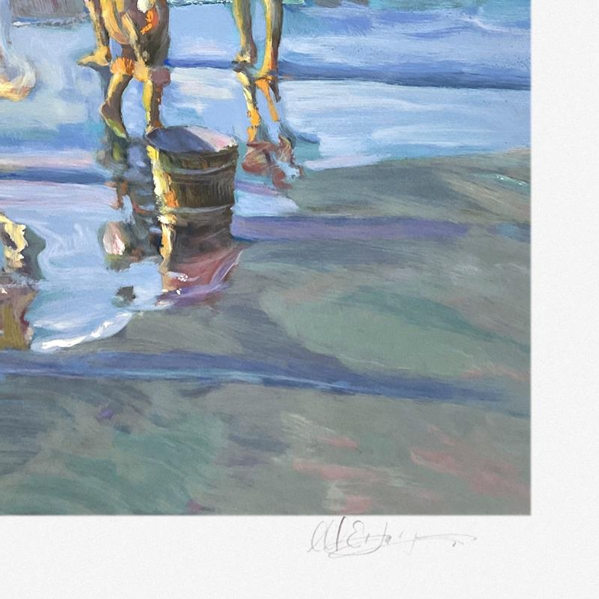 Don Hatfield, "On the Horizon" Limited Edition Printer's Proof Serigraph, Numbered and Hand Signed with Letter of Authenticity.