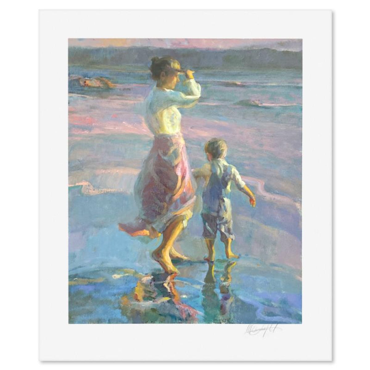 Don Hatfield, "Ocean Reflections" Limited Edition Printer's Proof Serigraph, Numbered and Hand Signed with Letter of Authenticity.
