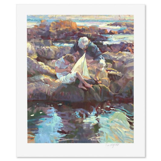 Don Hatfield, "Maiden Voyage" Limited Edition Printer's Proof Serigraph, Numbered and Hand Signed with Letter of Authenticity.