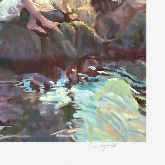 Don Hatfield, "Maiden Voyage" Limited Edition Printer's Proof Serigraph, Numbered and Hand Signed with Letter of Authenticity.