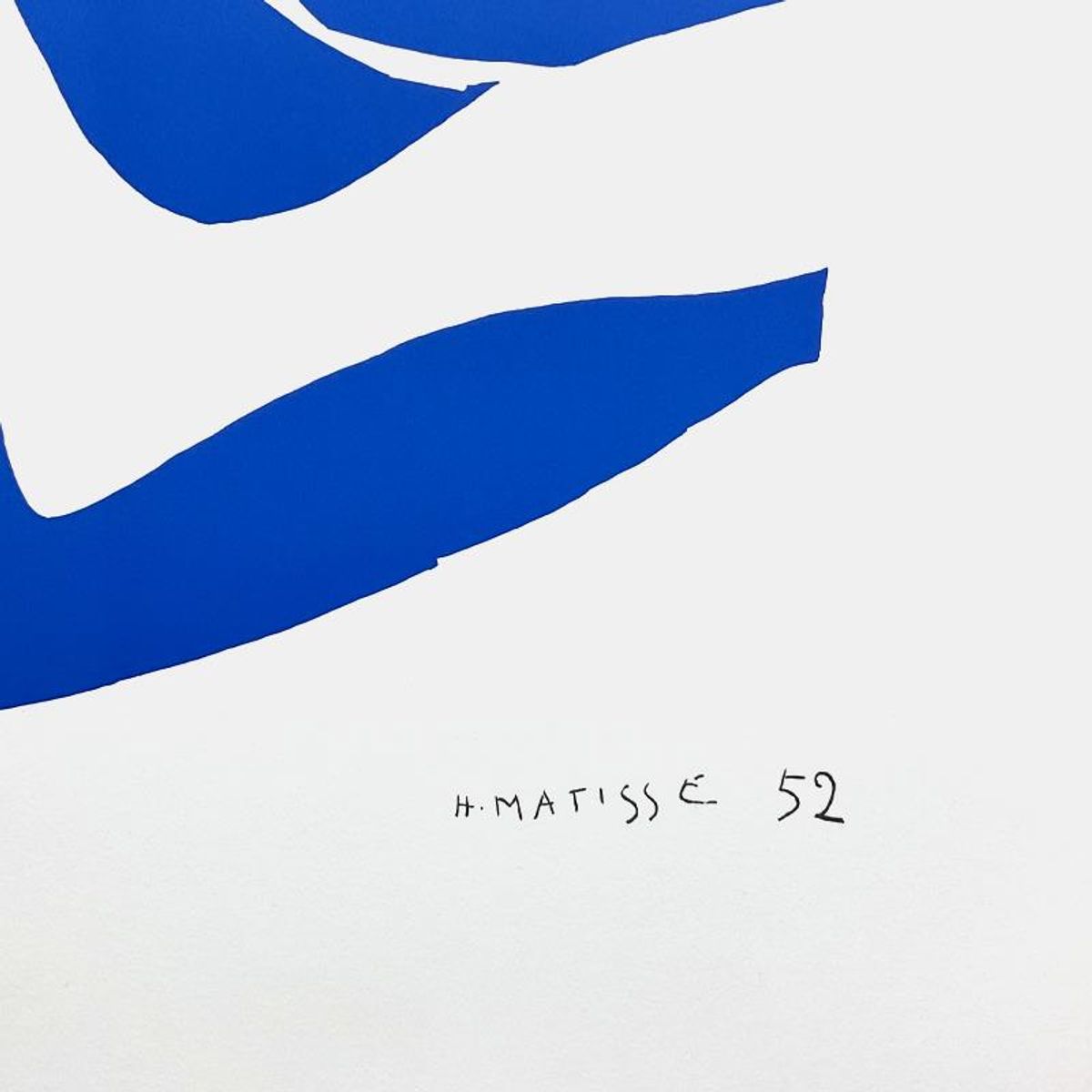 Henri Matisse 1869-1954 (After), "La Chevelure" Framed Limited Edition Lithograph with Certificate of Authenticity.