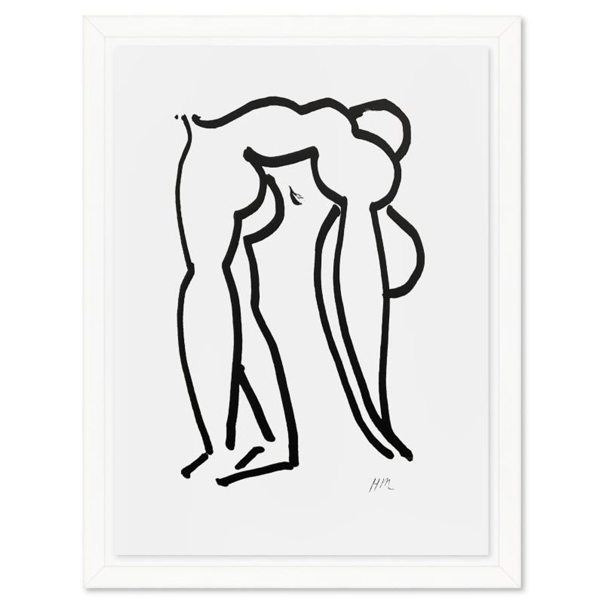 Henri Matisse 1869-1954 (After), "L'Acrobate" Framed Limited Edition Lithograph with Certificate of Authenticity.
