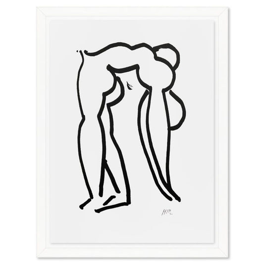 Henri Matisse 1869-1954 (After), "L'Acrobate" Framed Limited Edition Lithograph with Certificate of Authenticity.