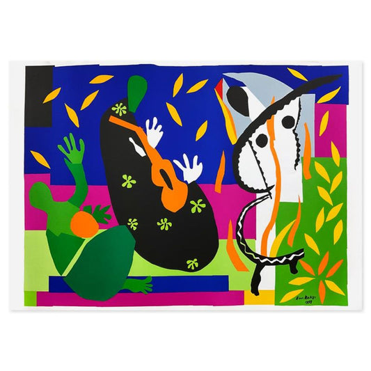 Henri Matisse 1869-1954 (After), "La Tristesse du roi" Limited Edition Lithograph with Certificate of Authenticity.
