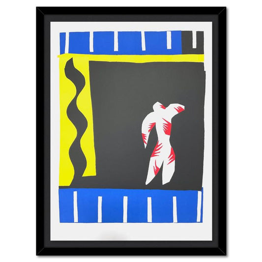 Henri Matisse 1869-1954 (After), "Le Clown (The Clown)" Framed Limited Edition Lithograph with Certificate of Authenticity.
