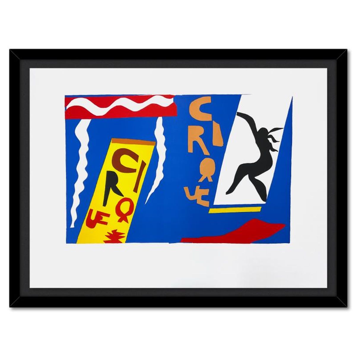 Henri Matisse 1869-1954 (After), " Le Cirque (The Circus)" Framed Limited Edition Lithograph with Certificate of Authenticity.