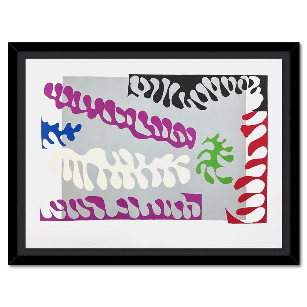 Henri Matisse 1869-1954 (After), "Le Lagon I (Lagoon I)" Framed Limited Edition Lithograph with Certificate of Authenticity.