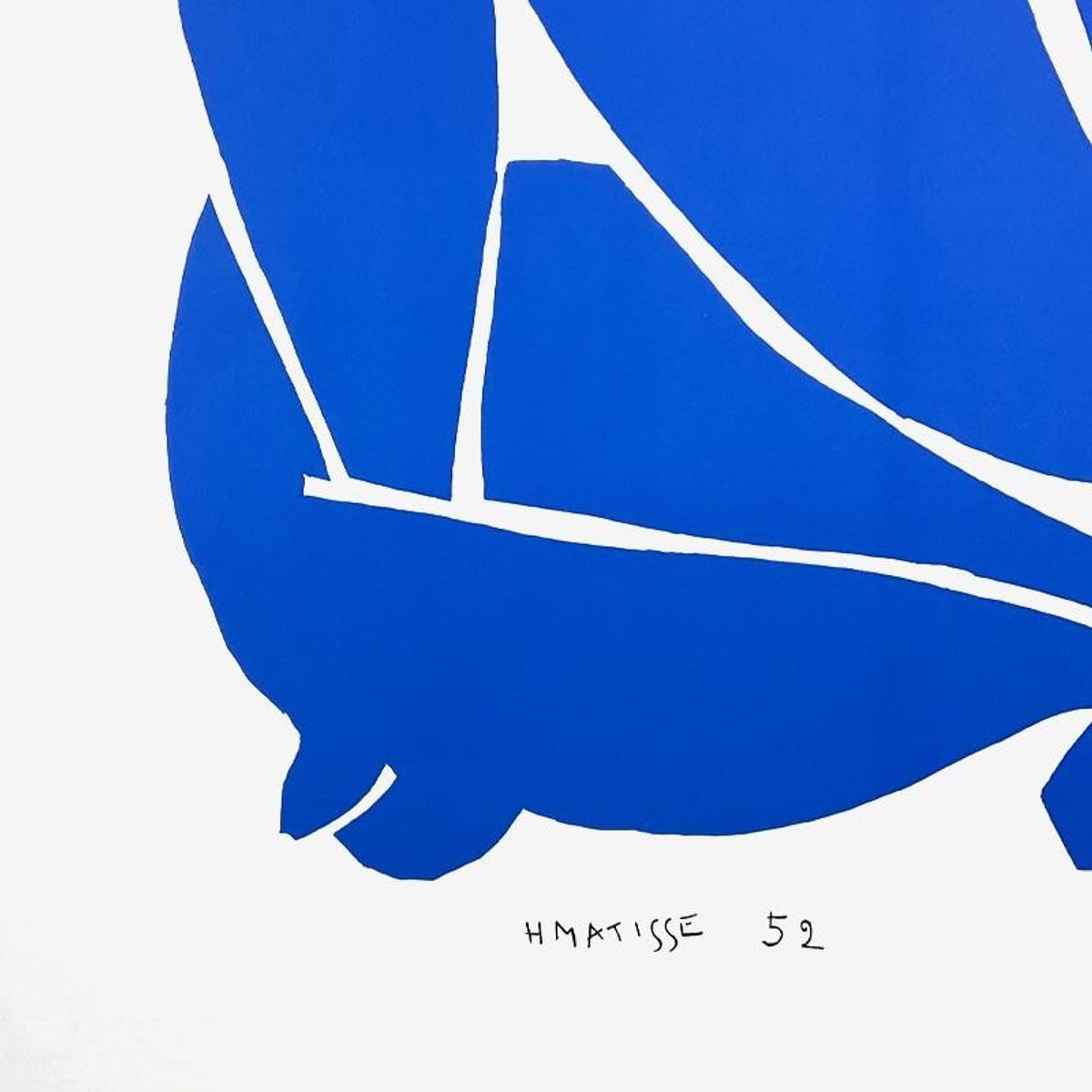 Henri Matisse 1869-1954 (After), "Nu Bleu III" Limited Edition Lithograph with Certificate of Authenticity.