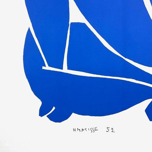 Henri Matisse 1869-1954 (After), "Nu Bleu III" Limited Edition Lithograph with Certificate of Authenticity.