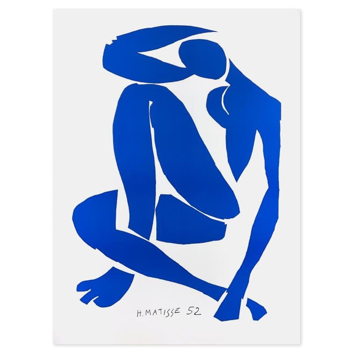 Henri Matisse (1869-1954)- Lithograph "Nu Bleu IV"