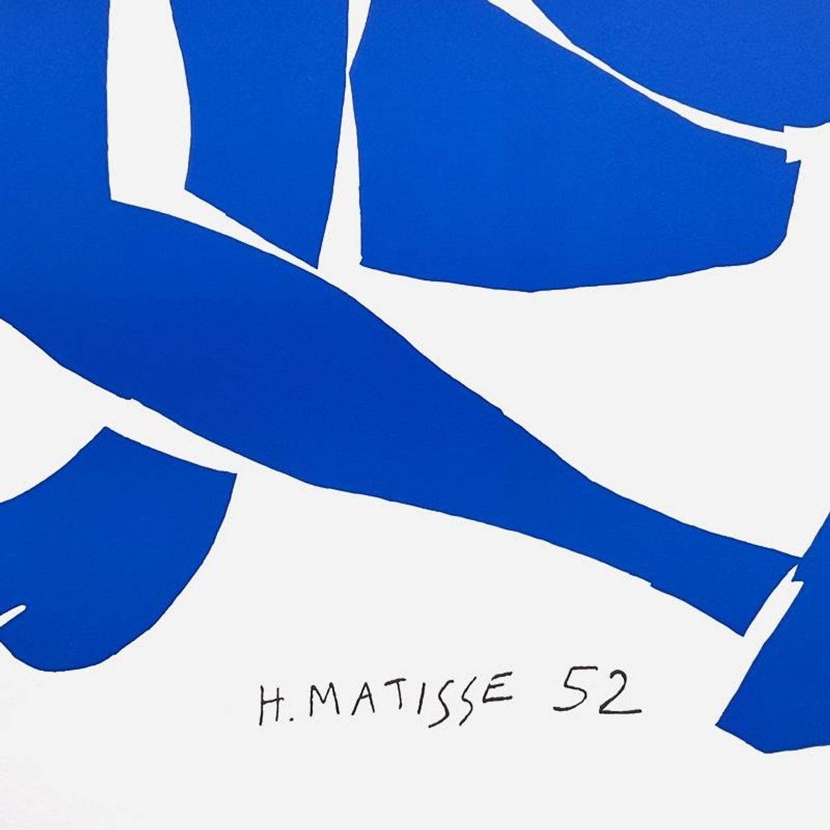 Henri Matisse (1869-1954)- Lithograph "Nu Bleu IV"