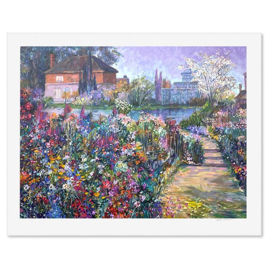 Henri Plisson (1933-2006), "On Crystal Pond" Limited Edition Serigraph, Numbered and Hand Signed with Letter of Authenticity