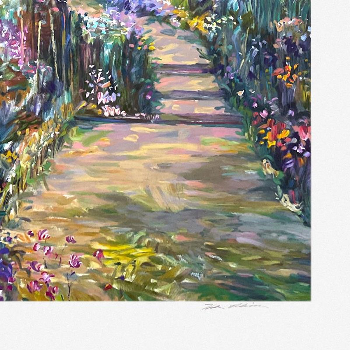 Henri Plisson (1933-2006), "On Crystal Pond" Limited Edition Serigraph, Numbered and Hand Signed with Letter of Authenticity