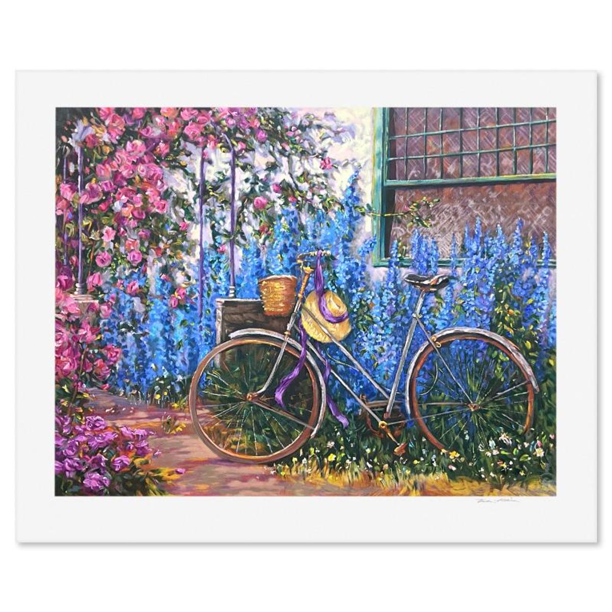 Henri Plisson (1933-2006), "Rose Cottage" Limited Edition Printer's Proof Serigraph, Numbered and Hand Signed with Letter of Authenticity