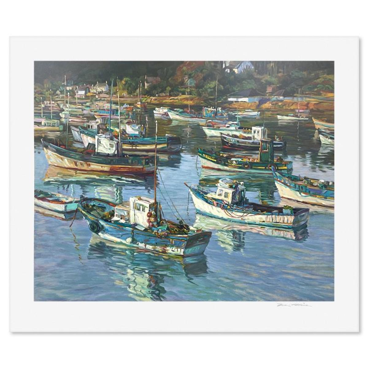 Henri Plisson (1933-2006), "Ebb Tide" Limited Edition Serigraph, Numbered and Hand Signed with Letter of Authenticity