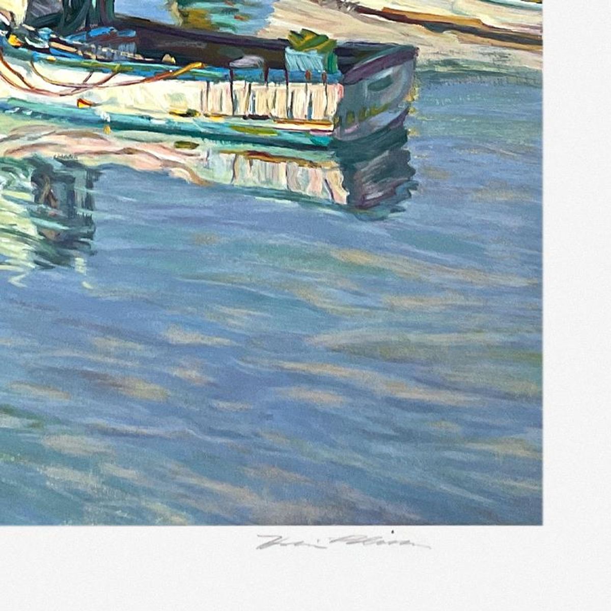 Henri Plisson (1933-2006), "Ebb Tide" Limited Edition Serigraph, Numbered and Hand Signed with Letter of Authenticity