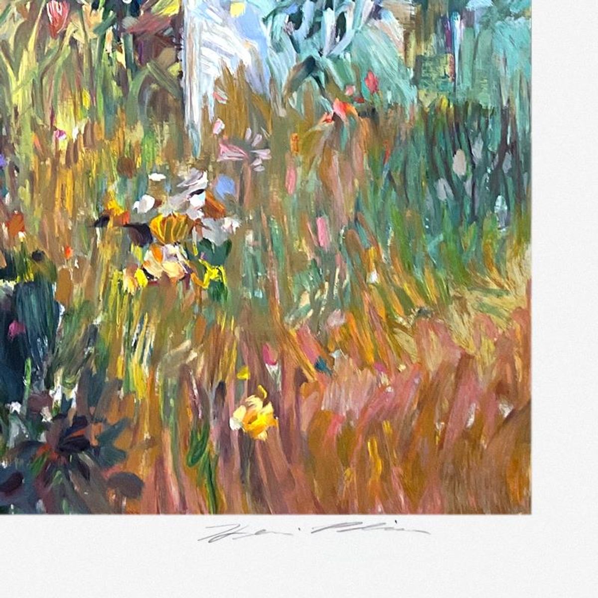 Henri Plisson (1933-2006), "Climbing Rose" Limited Edition Serigraph, Numbered and Hand Signed with Letter of Authenticity