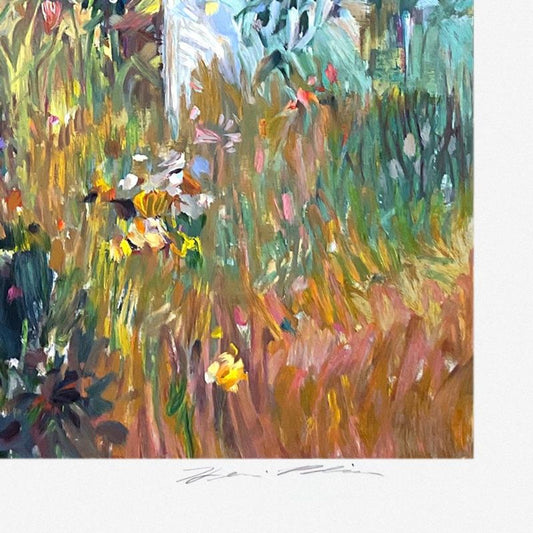 Henri Plisson (1933-2006), "Climbing Rose" Limited Edition Serigraph, Numbered and Hand Signed with Letter of Authenticity