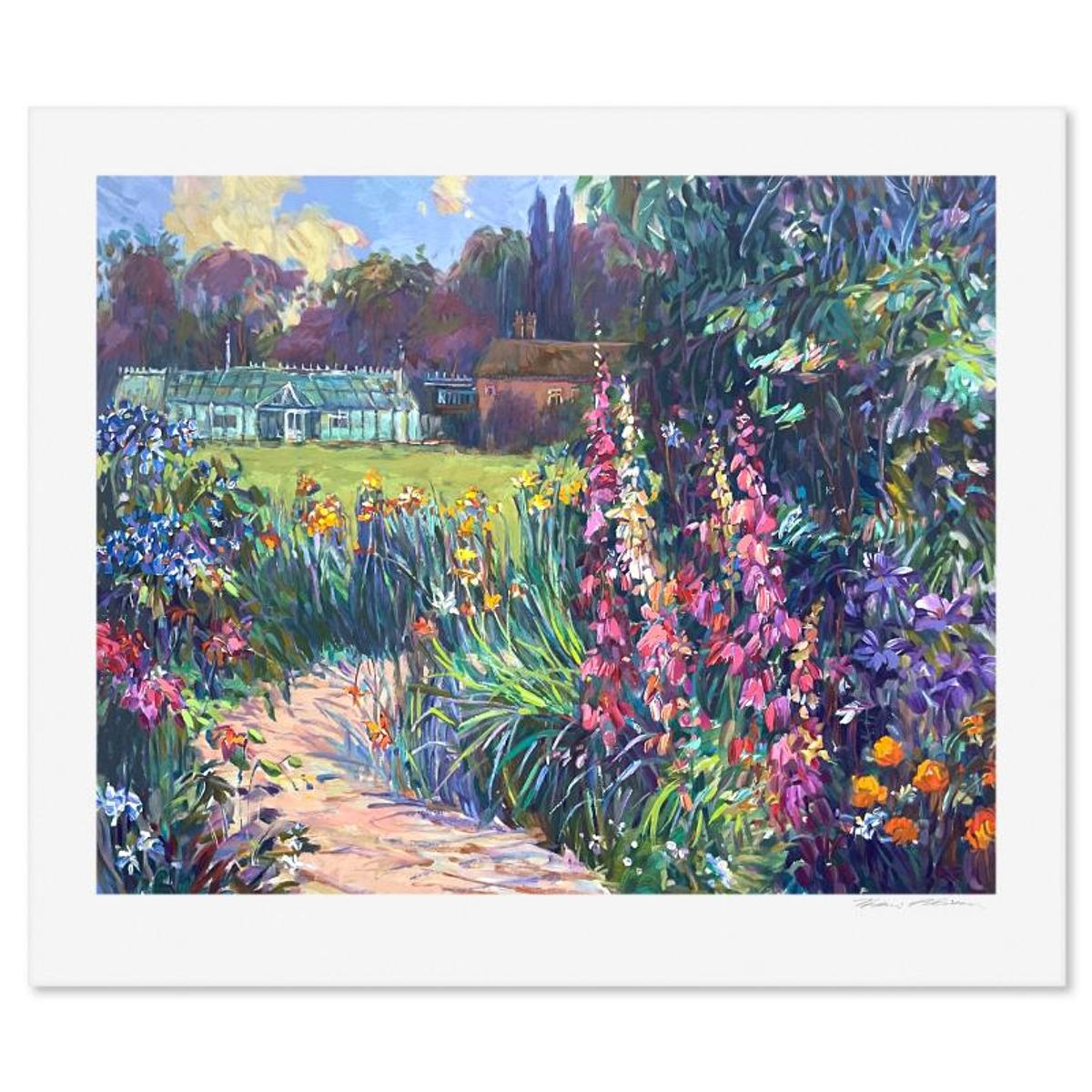 Henri Plisson (1933-2006), "Wildflowers" Limited Edition Serigraph, Numbered and Hand Signed with Letter of Authenticity