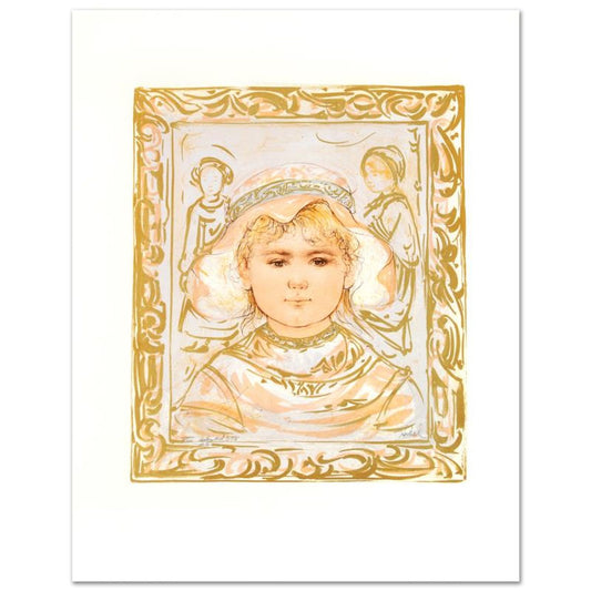 Martha Limited Edition Lithograph by Edna Hibel (1917-2014), Numbered and Hand Signed with Certificate of Authenticity.