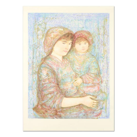 Edna Hibel (1917-2014), "Naomi" Limited Edition Lithograph, Numbered and Hand Signed with Certificate of Authenticity.