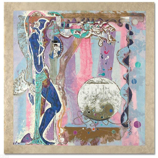 Concerto Limited Edition Serigraph on Rice Paper (38" x 39") by Renowned Artist Lu Hong, Numbered and Hand Signed with Certificate of Authenticity.