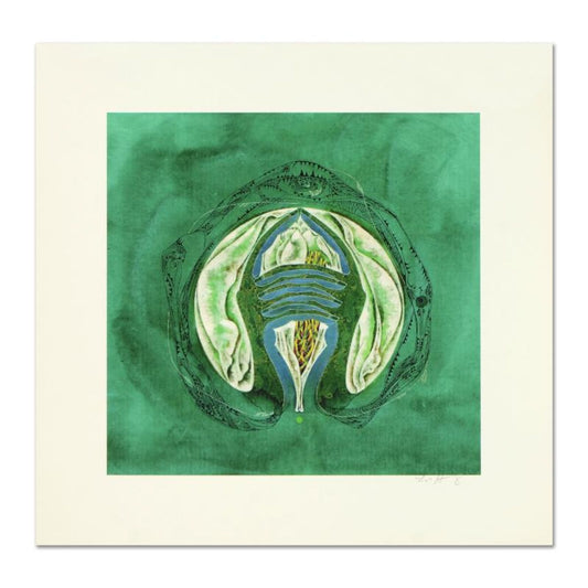 Lu Hong "Mudra Uttarabodhi, Epiphany" Hand Signed Limited Edition Giclee with Letter of Authenticity.