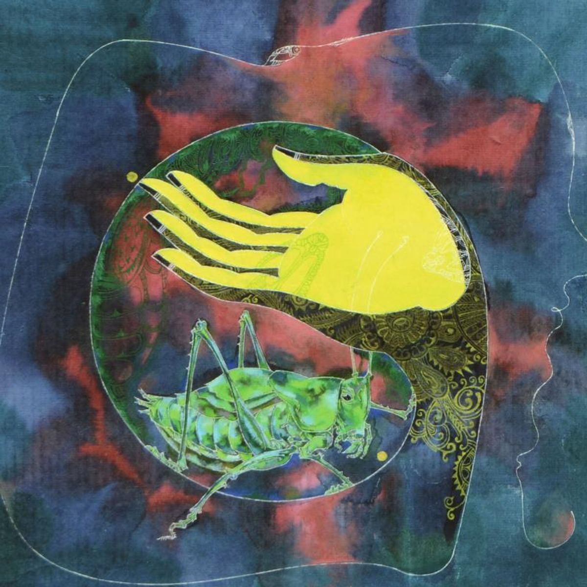 Lu Hong "Mudra Buddhashramana, Beyond Misery" Hand Signed Limited Edition Giclee with Letter of Authenticity.