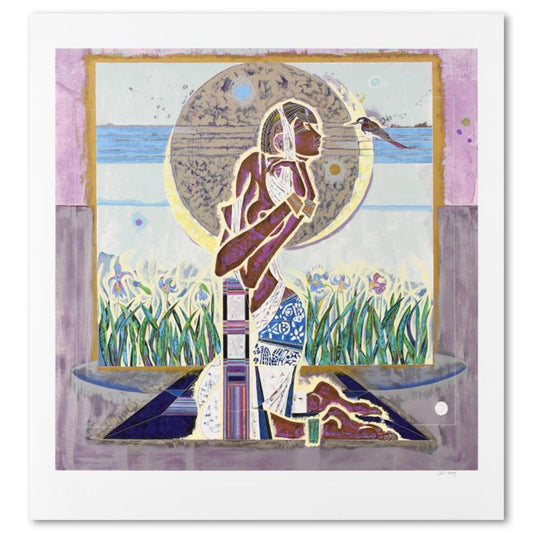 Lu Hong, "June Bride" Limited Edition Serigraph, Numbered and Hand Signed with Letter of Authenticity