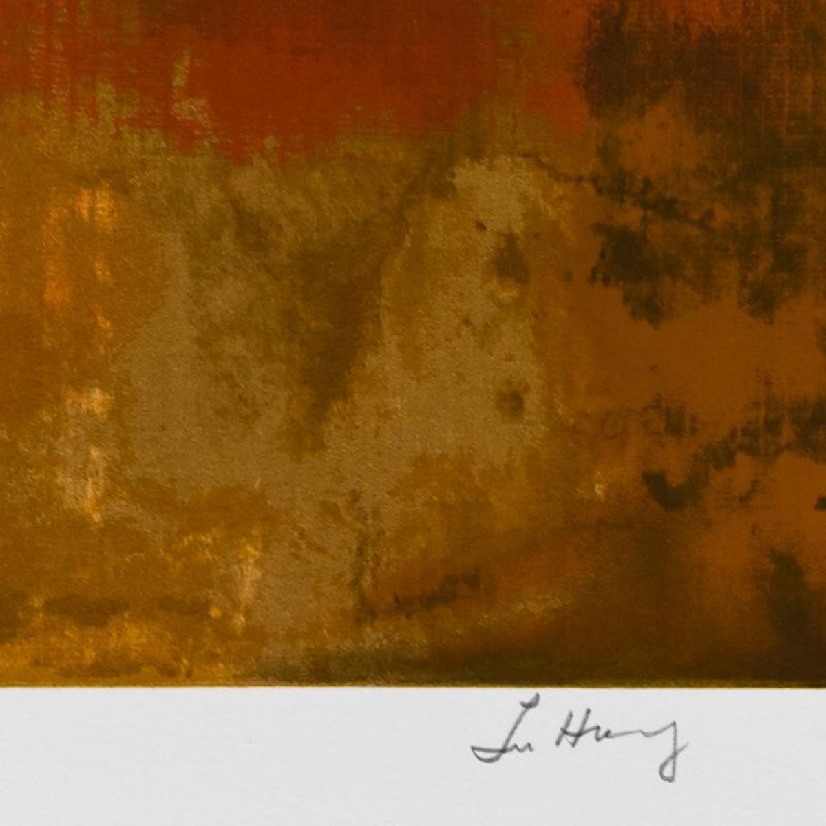 Lu Hong, "Equus" Limited Edition Serigraph, Numbered and Hand Signed with Letter of Authenticity