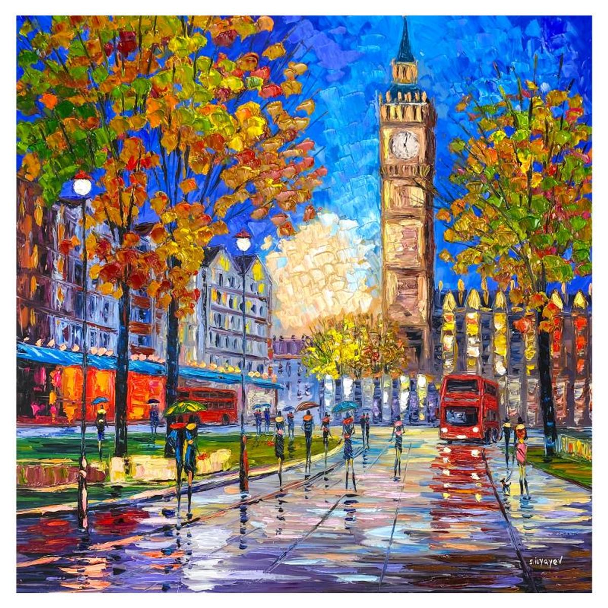 Slava Ilyayev, Hand Embellished Limited Edition on Canvas, Numbered and Hand Signed with Letter of Authenticity.