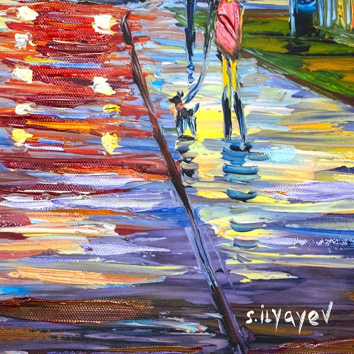 Slava Ilyayev, Hand Embellished Limited Edition on Canvas, Numbered and Hand Signed with Letter of Authenticity.