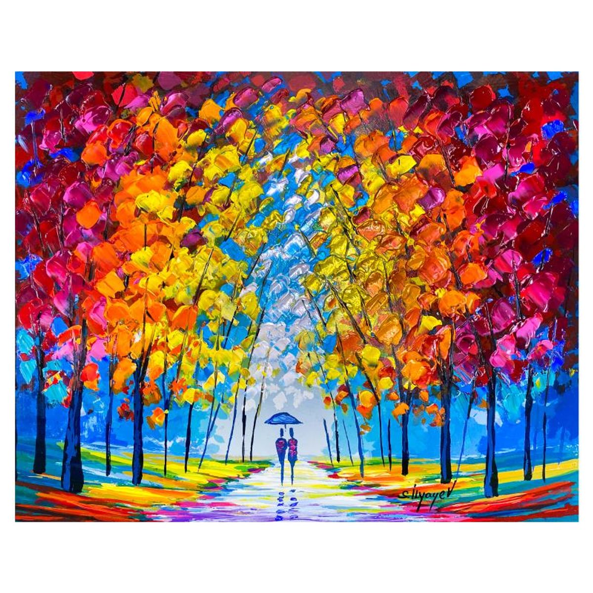 Slava Ilyayev, Hand Embellished Limited Edition Serigraph on Board, Numbered and Hand Signed with Letter of Authenticity.