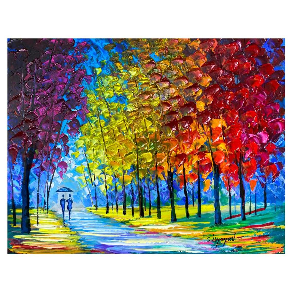 Slava Ilyayev, Hand Embellished Limited Edition Serigraph on Board, Numbered and Hand Signed with Letter of Authenticity.