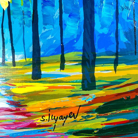 Slava Ilyayev, Hand Embellished Limited Edition Serigraph on Board, Numbered and Hand Signed with Letter of Authenticity.