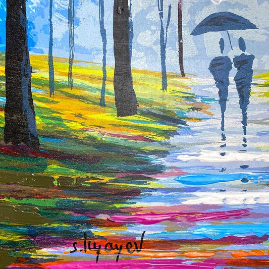 Slava Ilyayev, Hand Embellished Limited Edition Serigraph on Board, Numbered and Hand Signed with Letter of Authenticity.