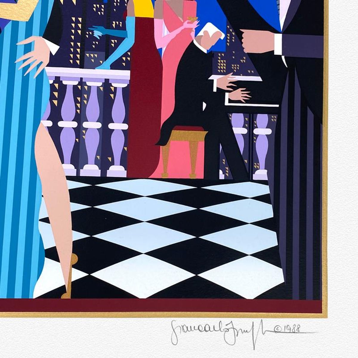 Giancarlo Impiglia, "The Joy Of Life" Limited Edition Serigraph, Numbered and Hand Signed with Letter of Authenticity