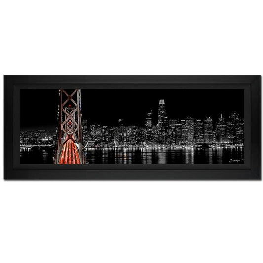 Jongas, "Dream City" Framed Limited Edition Photograph on Canvas, Numbered and Hand Signed with Letter of Authenticity.