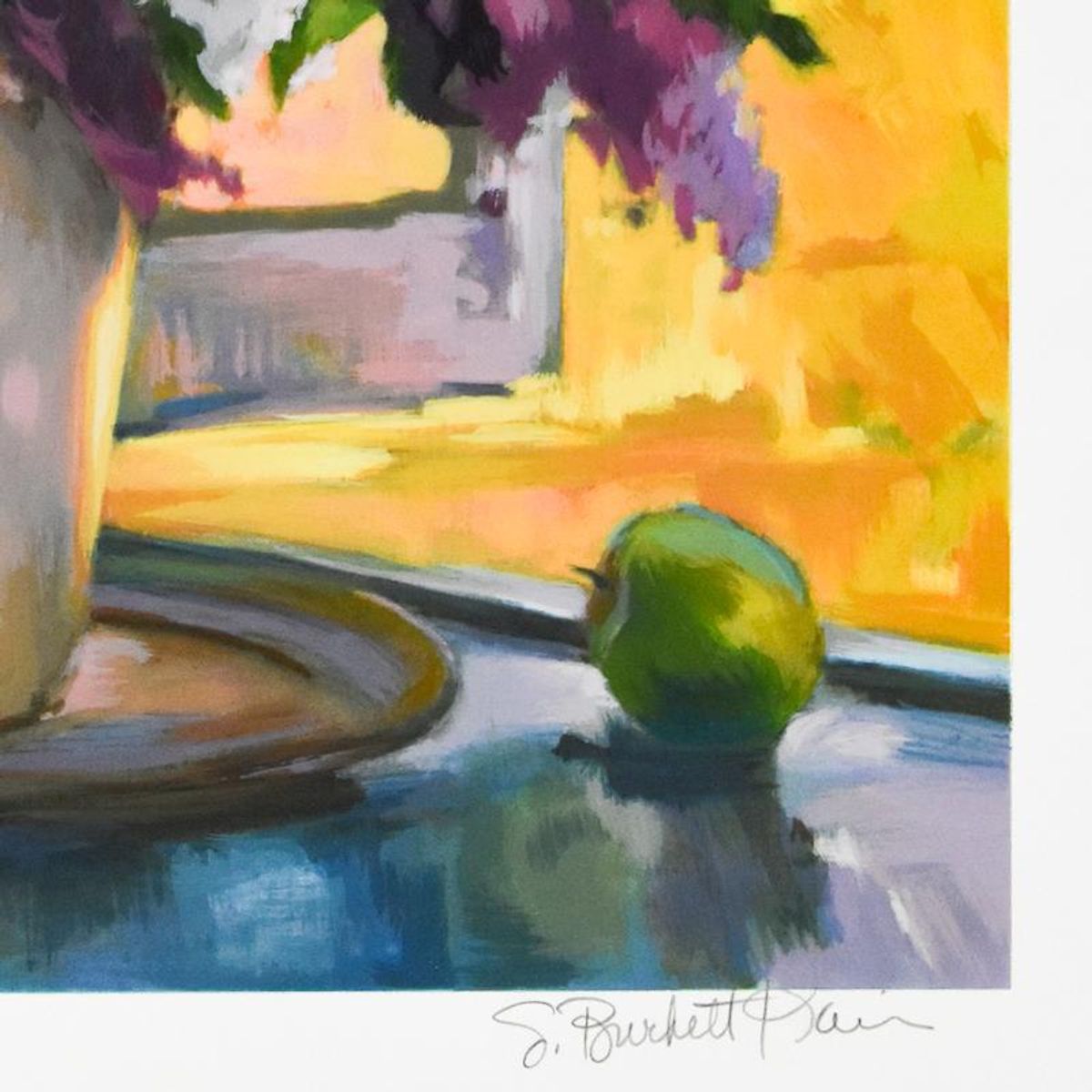 S. Burkett Kaiser, "Breezy Lilacs" Limited Edition, Numbered and Hand Signed with Letter of Authenticity.