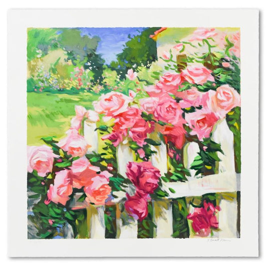S. Burkett Kaiser, "Sunny Side of the Street" Limited Edition, Numbered and Hand Signed with Letter of Authenticity.
