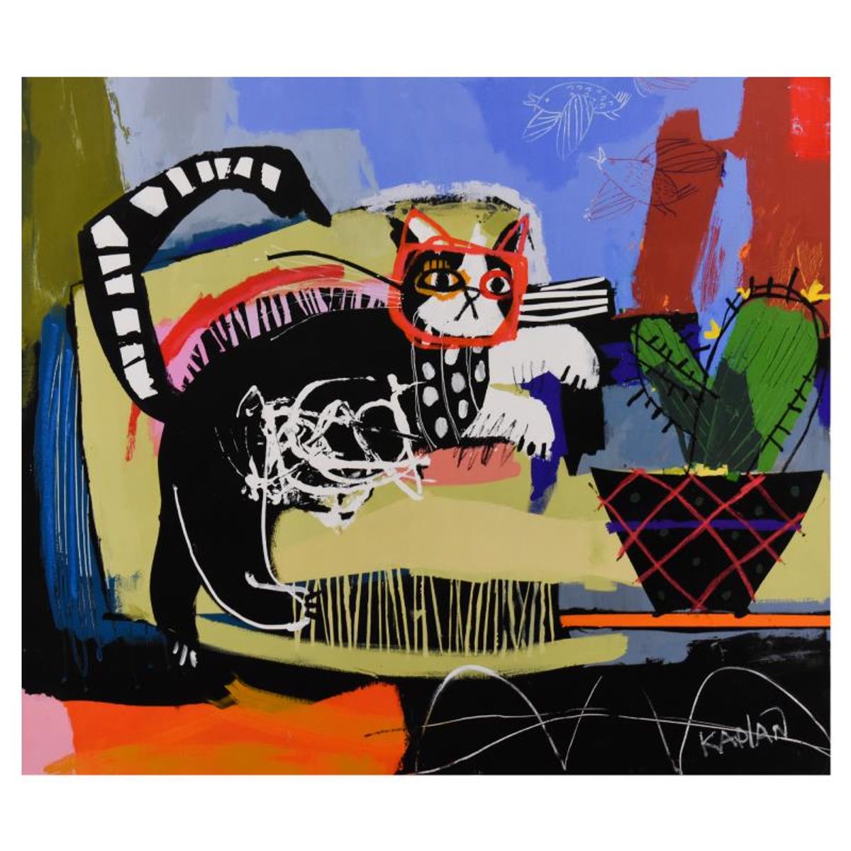 Lena Kaplun, Limited Edition on Canvas, Numbered Inverso and Hand Signed with Letter of Authenticity.