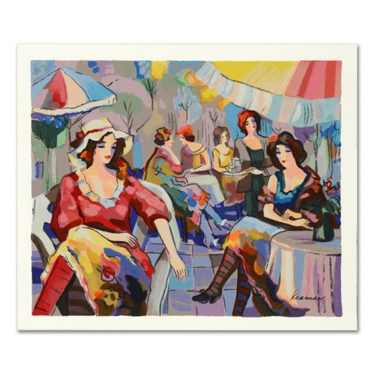 Michael Kerman, "Cafe" Hand Signed Limited Edition Serigraph on Paper with Letter of Authenticity.