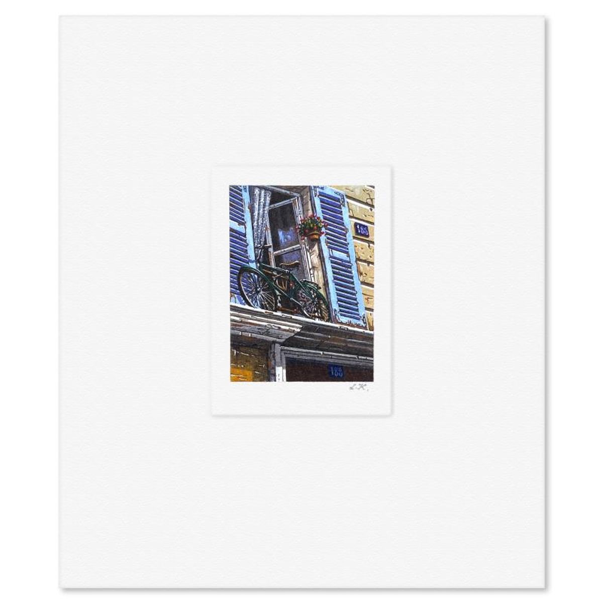 Liudmila Kondakova, "188 Rue de Marcine" Limited Edition Lithograph, Numbered and Hand Signed with Letter of Authenticity