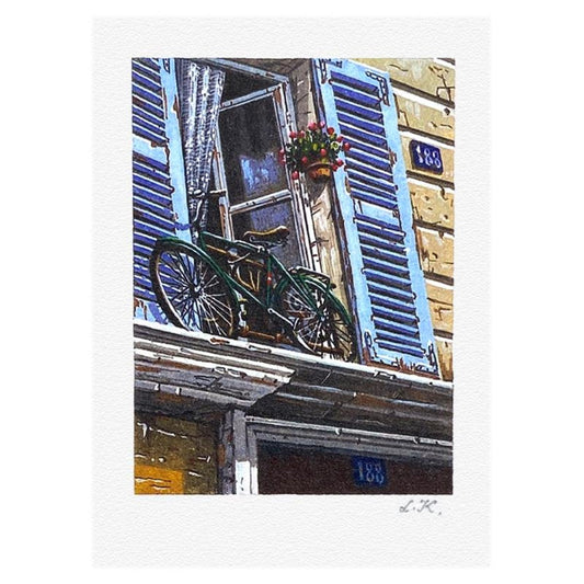 Liudmila Kondakova, "188 Rue de Marcine" Limited Edition Lithograph, Numbered and Hand Signed with Letter of Authenticity