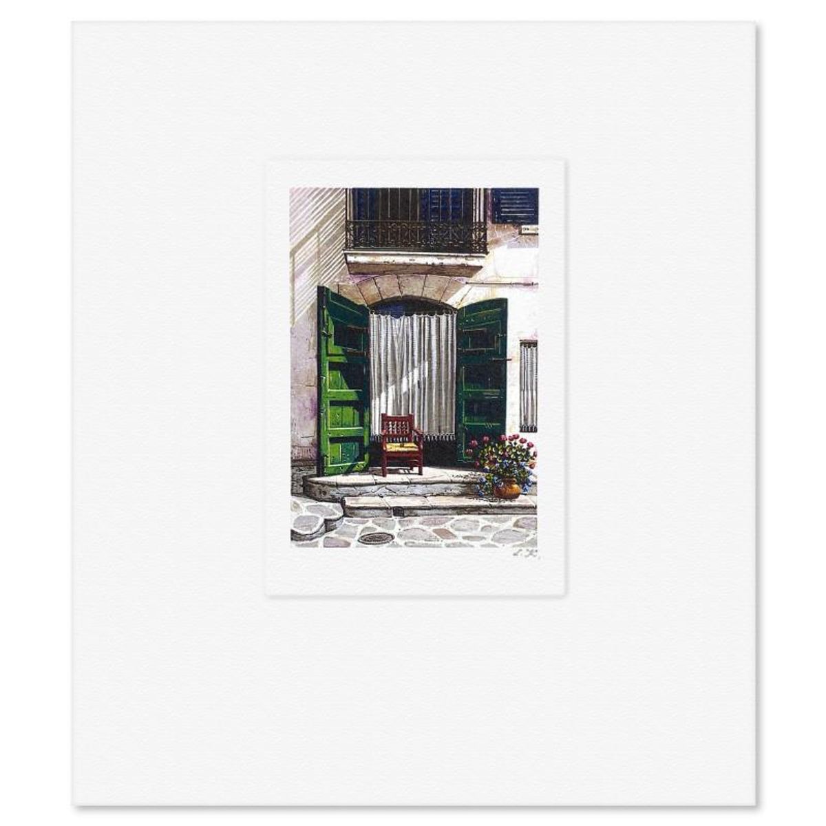 Liudmila Kondakova, "Cadaques" Limited Edition Lithograph, Numbered and Hand Signed with Letter of Authenticity