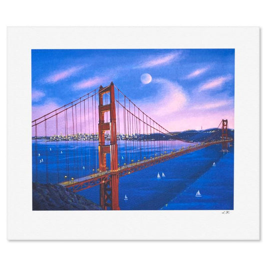 Liudmila Kondakova, "Golden Gate" Limited Edition Lithograph, Numbered and Hand Signed with Certificate of Authenticity