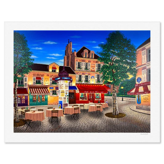 Liudmila Kondakova, "Hotel de la Seine" Limited Edition Serigraph, Numbered and Hand Signed with Certificate of Authenticity