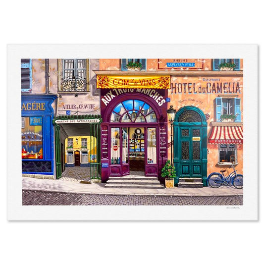 Liudmila Kondakova, "Hotel du Camelia" Limited Edition Serigraph, Numbered and Hand Signed with Letter of Authenticity